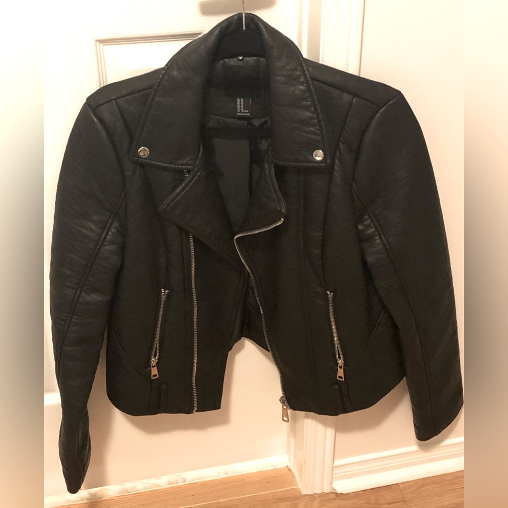 Forever21 Black Faux Leather Jacket
